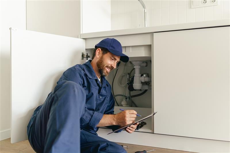 Local Jupiter, Florida plumber inspecting residential plumbing system